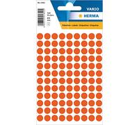 HERMA Dot Stickers Red, 540 Labels, Ø 8 mm, 108 Labels per Sheet, Self Adhesive Round Colour Labels Stickers, Blank Marking Dots, Sticky Circle Stickers for Color Coding Calendar