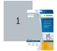 HERMA Extra-Strong Adhesive Silver Heavy Duty Weatherproof Foil Labels, 1 Label