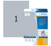 HERMA Extra-Strong Adhesive Silver Heavy Duty Weatherproof Foil Labels, 44 Label
