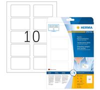 HERMA Flexible Self Adhesive Name Badge Labels, 10 Labels Per A4 Sheet, 200 Labe
