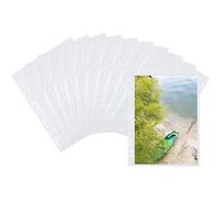 HERMA Photo Pockets for Ring Binder Albums, Acid Free, 20 x 30 cm Portrait Format, 20 Pockets, White 7589