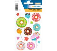 HERMA Glitter Sticker Permanent Donuts