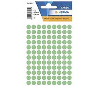 Herma Green 540 Multi-Use Labels Diameter 8 mm Pack of 3 Cases