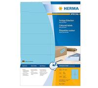 Herma High Quality Permanent Adhesion Coloured Labels A4 100pc (105x37mm)