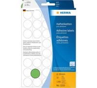 Herma High Quality Self-Adhesive Coloured Dot Labels for Hand Lettering (Green)