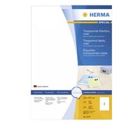 Herma High Quality Self-Adhesive Matte Transparent Labels A4 100pc (210x297mm)