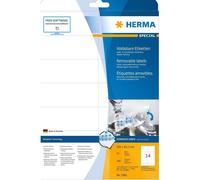 Herma High Quality Self-Adhesive Removable Labels A4 105mm 25 Pieces (White)