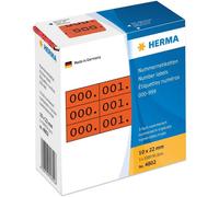 Herma High Quality Self-Adhesive Triplicate Number Labels 1000pc (10x22mm)