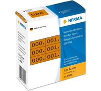 Herma High Quality Self-Adhesive Triplicate Number Labels 1000pc (10x22mm)