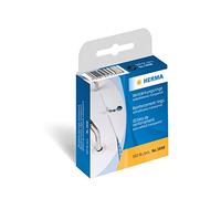 HERMA Hole Reinforcement Rings White, 500 Labels, Ø 12 mm, Dispenser Pack Self Adhesive Hole Reinforcer Stickers, Sticky Hole Punch Reinforced Ring Stickers