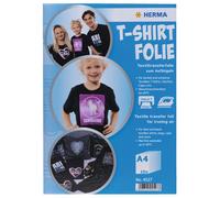 HERMA Inkjet Iron On T Shirt Transfer Paper for Black and Dark Fabrics, 10 Sheets A4, Print Your Own DIY Shirts for Christmas, Anniversary & Birthday, Printable Transfer Paper for Inkjet Printer