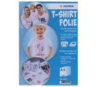 HERMA Inkjet Iron On T Shirt Transfer Paper for White and Light Fabrics, 20 Shee