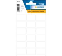 HERMA Multi Purpose Labels, 18 Labels per Sheet, 7 Sheets, 17 x 26 mm, 126 Labels, Self Adhesive Small Labels Stickers, Blank Sticky Labels for Office Kitchen Home, White