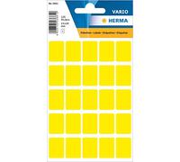 HERMA Multi Purpose Labels, 25 Labels per Sheet, 5 Sheets, 15 x 20 mm, 125 Labels, Self Adhesive Small Labels Stickers, Blank Sticky Labels for Office Kitchen Home, Yellow