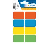 HERMA Multi Purpose Labels, 8 Labels per Sheet, 5 Sheets, 26 x 40 mm, 40 Labels, Self Adhesive Labels Stickers, Blank Sticky Labels for Office Kitchen Home, Assorted Colours