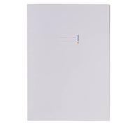 HERMA Paper Exercise Book Cover A4, with inscription field, made of 100% recycled paper, slip on cover jackets for school, white