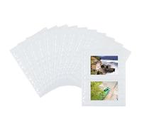 HERMA Photo Pockets for Ring Binder Albums, Acid Free, 15 x 10 cm / 6 x 4 inch Landscape Format, 40 Pockets, White
