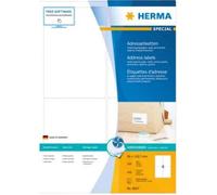 Herma Premium Quality Permanent Adhesion Inkjet Address Labels A4 100 Pieces