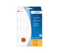 Herma Premium Quality Permanent Adhesion Multi-Purpose Colored Labels (Red)