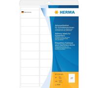 Herma Premium Quality Permanent Adhesive Address Labels for Typewriter A4