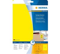 Herma Premium Quality Removable Coloured Labels A4 20 Pieces (210x297mm)