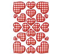 Herma Premium Quality Self-Adhesive Cross-Hatched Hearts Decorative Sticker