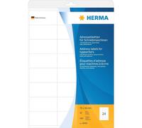 Herma Premium Quality Self-Adhesive Typewriter Address Labels A4 White 20 Pieces