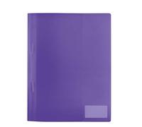 HERMA Project File A4 Translucent, with inscription label, made of wipeable and sturdy plastic, report folder for school, purple