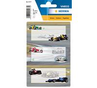 HERMA Racing Cars Book Labels Self-Adhesive School Labels, 6 Count, 76 x 35 mm