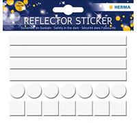 Herma Reflective Stickers, Permanent Hold, 5 Fluorescent Stickers per Pack Motif Neutral