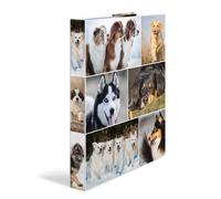 HERMA Ring Binder Animals with Dogs Motif, A4, 35 mm Spine, Slim 4-Ring Binder M