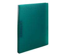 HERMA Ring Binder Translucent in Dark Green, A4, 25 mm Spine, Slim 2-Ring Binder Made of Plastic