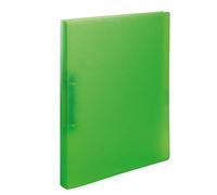 HERMA Ring Binder Translucent in Light Green, A4, 25 mm Spine, Slim 2-Ring Binder Made of Plastic