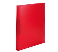 HERMA Ring Binder Translucent in Red, A4, 25 mm Spine, Slim 2-Ring Binder Made o