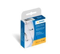 HERMA Hole Reinforcement Rings White, 500 Labels, Ø 12 mm, Dispenser Pack Self Adhesive Hole Reinforcer Stickers, Sticky Hole Punch Reinforced Ring Stickers