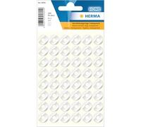 HERMA Self-Adhesive Hole Reinforcers Transparent, 240,000 Pack, 12mm, Tear-Resistant Reinforcement Rings on Sheets, Permanent PP Film Labels for Binders & Ring Binders