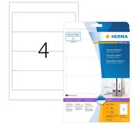 Herma 5123 A4 LeverArch File Laser / Ink Jet Labels - 4 per sheet - 192 x 59mm