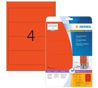 HERMA Self Adhesive Lever Arch File Labels, 4 Labels Per A4 Sheet, 80 Labels For