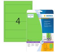 HERMA Self Adhesive Lever Arch File Labels, 4 Labels Per A4 Sheet, 80 Labels For