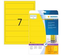 HERMA Self Adhesive Lever Arch File Labels, 7 Labels Per A4 Sheet, 140 Labels Fo