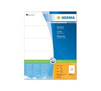 HERMA Self Adhesive Multipurpose Labels, 12 Labels per A4 Sheet, 500 Sheets, 105 x 48 mm, 6000 Labels, Blank Universal Labels Stickers, Sticky Labels for Laser & Inkjet Printer, White
