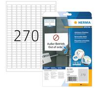 HERMA 10000 Removable labels A4 17,8x10 mm white Movables/removable paper matt 6750 pcs.