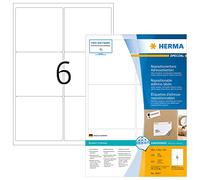 HERMA 10317 Repositionable address labels A4 99,1x93,1 mm white Movables paper matt 600 pcs.