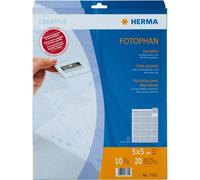 Herma Slide Show Bag clear/matt 5x5 10 pcs