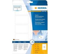 Herma Special High Quality Removable Name/Textile Labels A4 White (80x50mm)