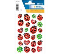 HERMA Sticker Decoration Ladybird Silver