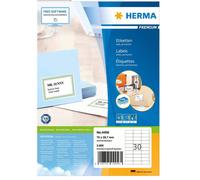 Herma Superior Quality Permanent Adhesion Premium Labels A4 70mm 100 Pieces