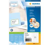 Herma Superior Quality Permanent Adhesion Premium Labels A4 70mm 100 Pieces