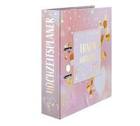 HERMA Wedding Planner Folder with Love Story Motif, A4, Wedding Organiser with Gold Embellishments and 10-Piece Register, Engagement Gift
