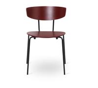 Herman Dining Chair Black/ Red Brown